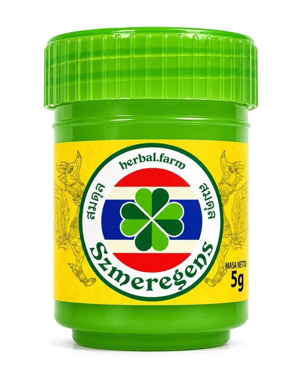 Inhalator Szmeregens Classic, zielono-żółty słoiczek 5 g